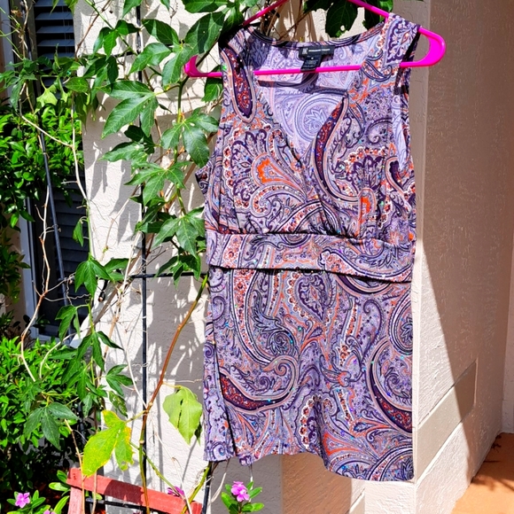 🌴Fitted Sparkle Top in Purple - Picture 3 of 12